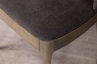cologne side dining chair dark grey close up